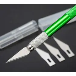 Herramientas Manuales,5x Cuchilla Repuesto Bisturí Escalpelo de Corte Universal