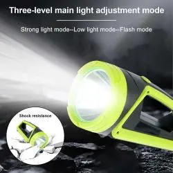 Linternas y Luz Emergencia,Linterna Recargable Luz led Portatil Camping Emergencia - T856C