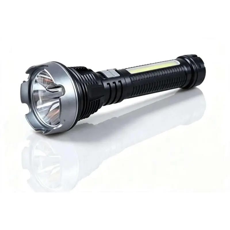 Linternas y Luz Emergencia,Linterna De Mano Recargable Usb Camping Emergencia Pesca