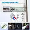 Linternas y Luz Emergencia,Linterna Recargable Usb Luz Led Uv Magnetica Portatil Gancho
