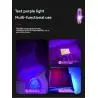 Linternas y Luz Emergencia,Linterna Recargable Usb Luz Led Uv Magnetica Portatil Gancho