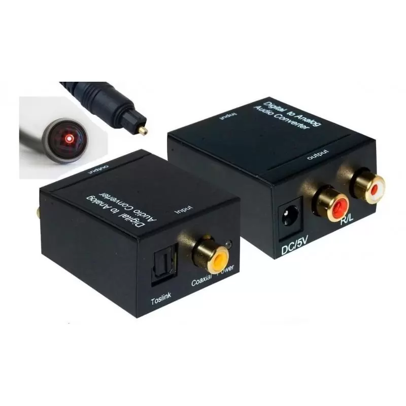 Adaptador Audio Adaptador Coaxial Digital A Optico Digital - Main Image