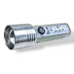 Linternas y Luz Emergencia,Linterna Recargable Usb Luz Led Uv Magnetica Portatil Gancho