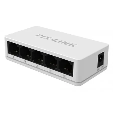Adaptadores de Red,Switch de Red Rj45 5 Puertos 10 / 100 Mbps Ethernet Internet