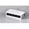 Adaptadores de Red,Switch de Red Rj45 5 Puertos 10 / 100 Mbps Ethernet Internet