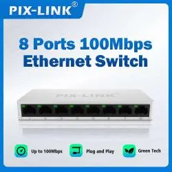 Adaptadores de Red,Switch de Red Rj45 8 Puertos 10 / 100 Mbps Ethernet Internet
