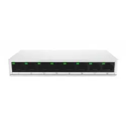 Adaptadores de Red,Switch de Red Rj45 8 Puertos 10 / 100 Mbps Ethernet Internet