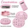 Calculadoras,Calculadora Cientifica Rosada Pantalla LCD Colegio Oficina KK82MS-D