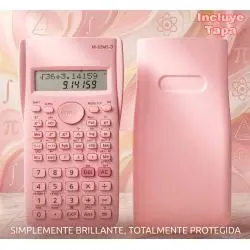 Calculadoras,Calculadora Cientifica Rosada Pantalla LCD Colegio Oficina KK82MS-D