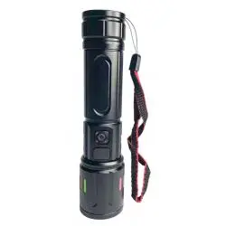 Linternas y Luz Emergencia,Linterna Recargable Luz Led Portatil Zoom Pantalla Led Campig - 13402
