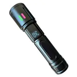 Linternas y Luz Emergencia,Linterna Recargable Luz Led Portatil Zoom Pantalla Led Campig - 13402