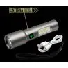 Linternas y Luz Emergencia,Linterna Recargable Usb Led Zoom Portatil Caping Emergencia - 13854