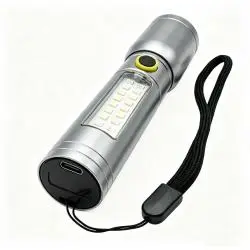 Linternas y Luz Emergencia,Linterna Tactica Recargable Usb Led Alto Alcance Portatil - 13921