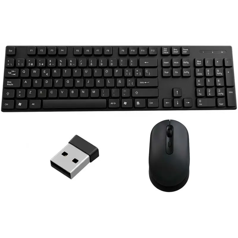 Kit Teclado + Mouse,Kit Mouse Teclado Inalambrico Usb Pc Notebook Escritorio - 3100