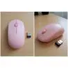 Mouse,Mouse Inalambrico Rosa Usb Color Rosado Pc Notebook Pink