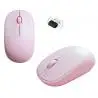 Mouse,Mouse Inalambrico Rosa Usb Color Rosado Pc Notebook Pink