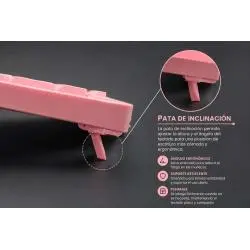 Kit Teclado + Mouse Gamer,Kit Teclado Mouse Mousepad Rosado Rosa Alambrico Usb Luz Rgb - KS600