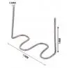 Otros,100 Grapas Alambre ondulado 0.8mm Soldar Plastico Parachoque