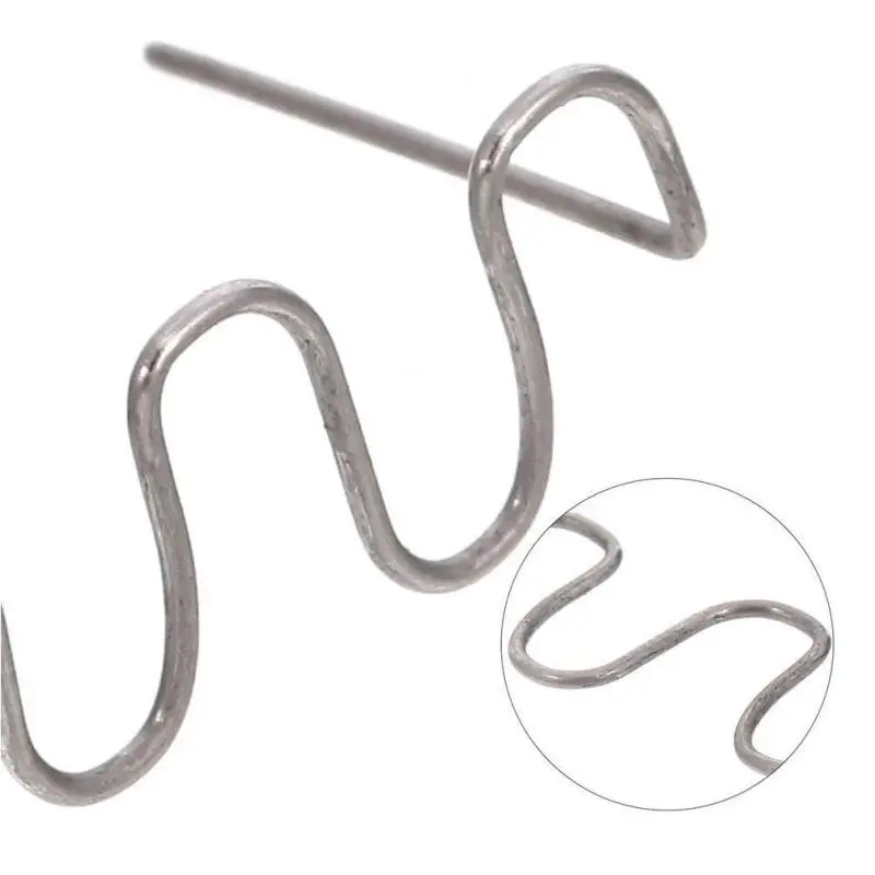 Otros,100 Grapas Alambre ondulado 0.8mm Soldar Plastico Parachoque