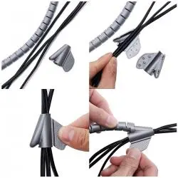 Otros,Protector Funda Cable Espiral Resorte 1.5 Metros Ajustable