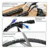 Otros,Protector Funda Cable Espiral Resorte 1.5 Metros Ajustable