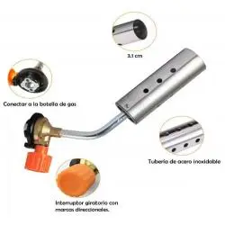 Otros,Soplete Flexible Flameado Gratinado Cocina Dorado Quemador - QM605
