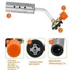 Otros,Soplete Flexible Flameado Gratinado Cocina Dorado Quemador - QM605