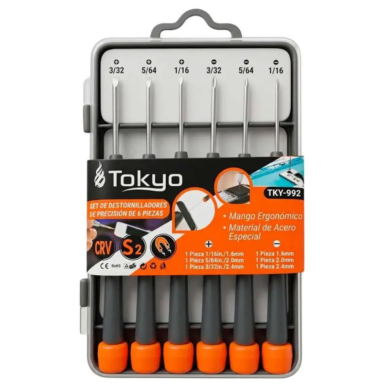 Herramientas Manuales,Set Destornilladores Precision Cuz Paleta Herramienta Portatil - TKY992