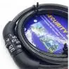 Cables y Accesorios Seguridad,Cadena Bicicleta Moto Candado Combinacion Reforzada Gruesa