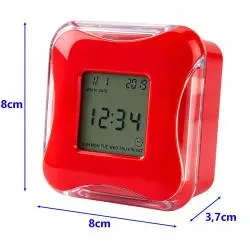 Relojes,Reloj Despertador Timer Calendario Luz Digital Multifuncion - Mod508
