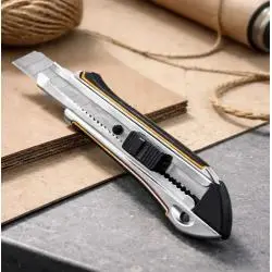 Artículos de Oficina,Corta Carton Cuchillo Cartonero Cutter Tip Top Metal Cortante - YIAD