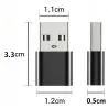 Adaptadores de Audio, BT y OTG,Adaptador Conector Usb Macho A Tipo C Hembra Pc Celular 3.0 - WH8197