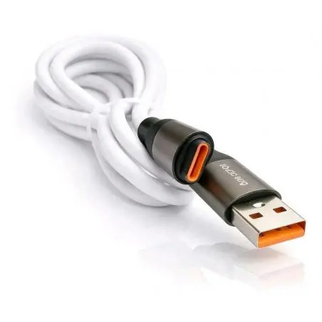 Cables de Datos y Carga,Cable USB Tipo C Silicona Flexible Grueso Metalico Carga Datos - WH7929