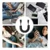 Cables de Datos y Carga,Cable USB Tipo C Espiral Resorte Carga Datos Celular Tablet