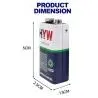 Pilas y Baterias,Bateria Pila 9V 6F22 6LP3146 MN1604 Tester Juguetes Control