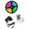 Cintas y Tiras LED,Cinta Led Rgb Tricolor Control Transformador Pegable 12v