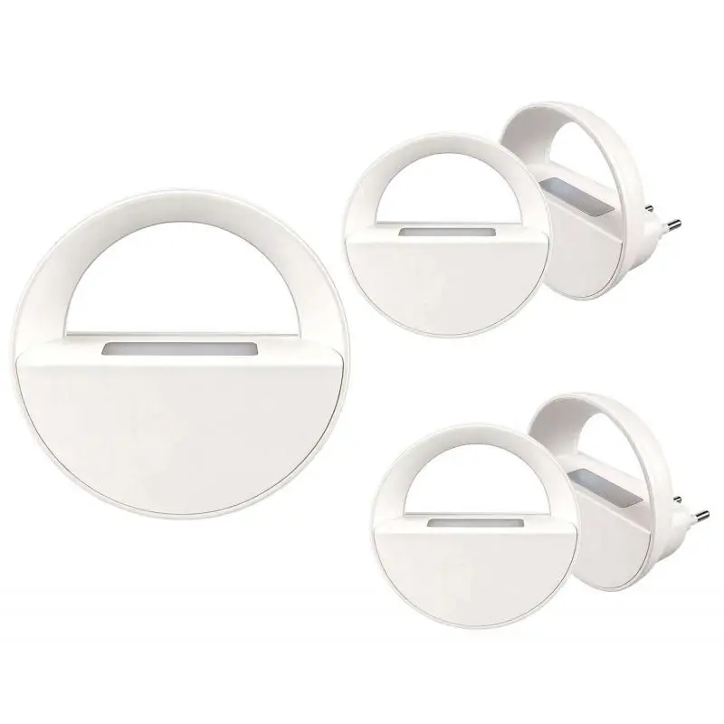Ampolletas,5X Espanta Cuco Nocturno Luz Led Sensor Noche Niño Enchufe - AS0271