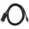Adaptador de Video y Conversor,Cable Adaptador Thunderbolt Mdp Mini Displayport Macho A Hdmi Macho