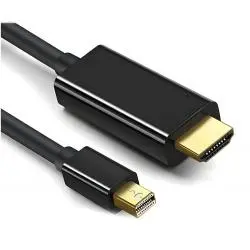 Adaptador de Video y Conversor,Cable Adaptador Thunderbolt Mdp Mini Displayport Macho A Hdmi Macho