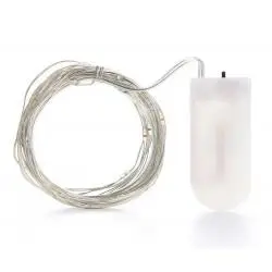 Cintas y Tiras LED,Luz Hada Arroz Luces Led Alambre a Pilas Maqueta Fiesta Boda