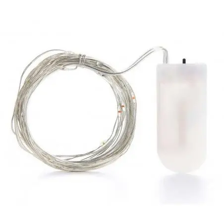Cintas y Tiras LED,Luz Hada Arroz Luces Led Alambre a Pilas Maqueta Fiesta Boda