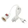 Interruptores y Enchufes,Soquete E27 Interruptor Cable Enchufe Portalampara Colgar