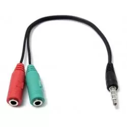 Adaptadores de Audio,Splitter Audio Y Microfono Para Consola Adaptador Jack 3,5mm - Tipo Cable