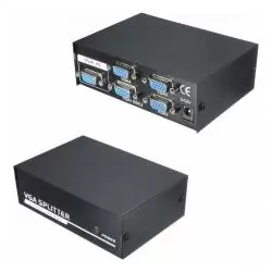 Adaptador de Video y Conversor,Splitter Adaptador Vga Multi Puerto Video Pantallas Multiples 1x4