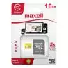 Tarjeta Flash Micro SD,Tarjeta Memoria 16gb Micro Sd Maxell Original + Adaptador Sd