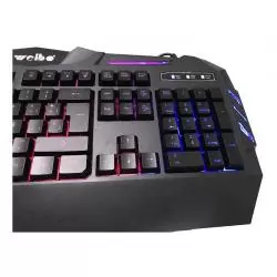 Teclados,Teclado Gamer Retroiluminado Luz Led Rgb Multimedia Gaming