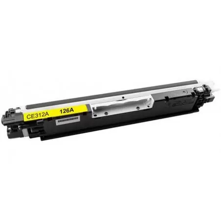 Tinta y Toner Cartridge Láser,Toner Alt. 126a Laser Hp Cp1025nw Amarillo Ce312a Impresora