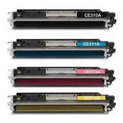 Tinta y Toner Cartridge Láser,Toner Alt. 126a Laser Hp Cp1025nw Amarillo Ce312a Impresora