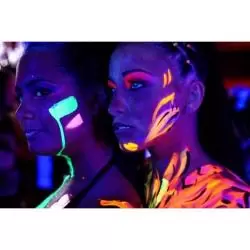 Iluminación de Fiestas,Tubo Ultravioleta 120cm Fiesta Fluor Luz Negra Neon Con Base