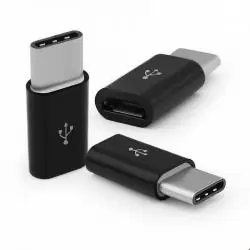 Adaptadores de Audio, BT y OTG,Usb C Adaptador Micro Usb A Puerto C Celular Tablet Otg